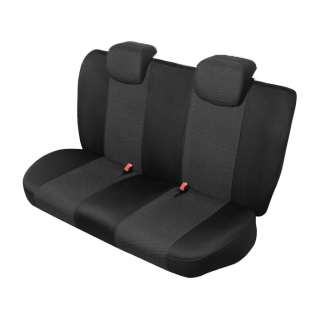 Passgenau Sitzbezüge TAILOR Made geeignet für Toyota Aygo Bj. 2005-2014 Polstermaterial - Schwarz