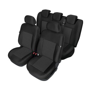 Passgenau Sitzbez&uuml;ge TAILOR Made geeignet f&uuml;r Hyundai Tucson IV Bj. ab 2015 Polstermaterial - Schwarz