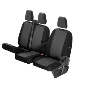 Passgenaue HERO Sitzbez&uuml;ge geeignet f&uuml;r Opel Vivaro B ab 2014 bis 2019 Ma&szlig;geschneidert 1+2 ( 3-Sitzer )