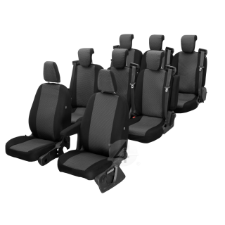 Passgenaue HERO Sitzbezüge geeignet für Nissan NV300 ab 2014 Maßgeschneidert 8-Sitzer