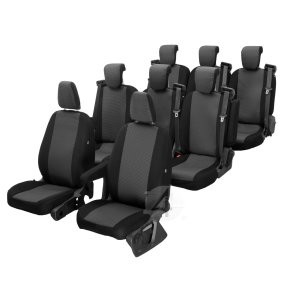Passgenaue HERO Sitzbez&uuml;ge geeignet f&uuml;r Nissan NV300 ab 2014 Ma&szlig;geschneidert 8-Sitzer
