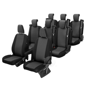 Passgenaue HERO Sitzbezüge geeignet für Nissan NV300 ab 2014 Maßgeschneidert 8-Sitzer