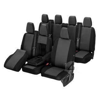 Passgenaue HERO Sitzbezüge geeignet für Iveco Daily ab 2014 Maßgeschneidert 7-Sitzer