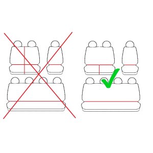 Passgenaue HERO Sitzbezüge geeignet für Man TGE ab 2017 Maßgeschneidert 7-Sitzer