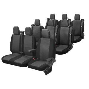Passgenaue HERO Sitzbezüge geeignet für Mercedes Vito W447 ab 2014 Maßgeschneidert 9-Sitzer