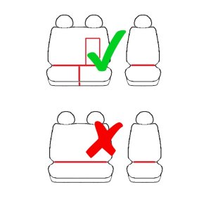 Passgenaue Kunstleder VIP Sitzbezüge geeignet für Citroen Jumpy ab 2016 Maßgeschneidert - 1+2 ( 3-Sitzer )