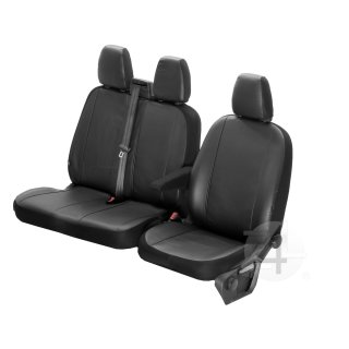 Passgenaue Kunstleder VIP Sitzbez&uuml;ge geeignet f&uuml;r Nissan NV300 ab 2014 Ma&szlig;geschneidert - 1+2 ( 3-Sitzer )