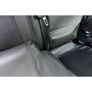Passgenaue Kunstleder VIP Sitzbezüge geeignet für Opel Vivaro B ab 2014 bis 2019 Maßgeschneidert - 1+2 ( 3-Sitzer )