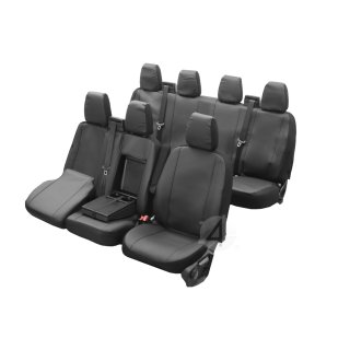 Passgenaue Kunstleder VIP Sitzbezüge geeignet für Iveco Daily ab 2014 Maßgeschneidert - 7-Sitzer