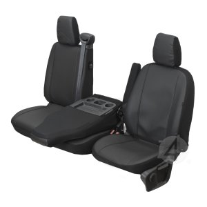 Passgenaue Kunstleder VIP Sitzbezüge geeignet für Renault Master IV ab 2010 Maßgeschneidert - 1+2 ( 3-Sitzer )