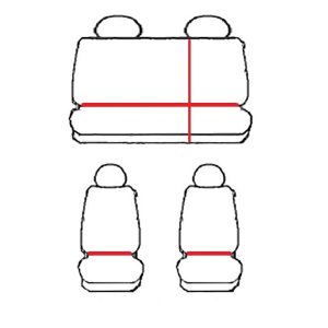 Passgenaue HERO Sitzbezüge geeignet für Fiat 500L ab 2012 - Polstermaterial