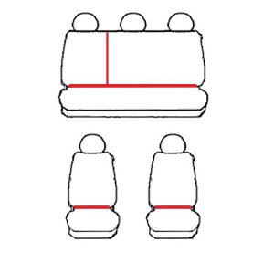 Passgenaue HERO Sitzbez&uuml;ge geeignet f&uuml;r Nissan Qashqai II ab 2014 - Polstermaterial