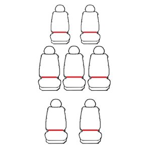 Passgenaue HERO Sitzbezüge geeignet für Opel Zafira C ab 2011 - Polstermaterial